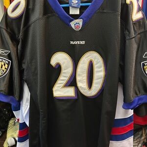 Reebok Black and Purple Men's Jersey